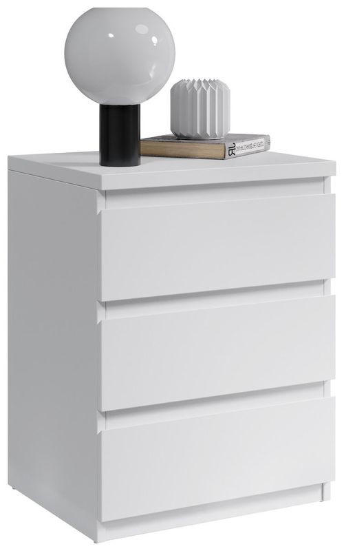NACHTSCHRANK 45/61,4/38 cm  - Weiß, Basics (45/61,4/38cm) - MID.YOU
