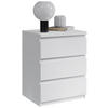 NACHTTISCH 45/61,4/38 cm  in Weiss  - Weiss, Basics (45/61,4/38cm) - MID.YOU