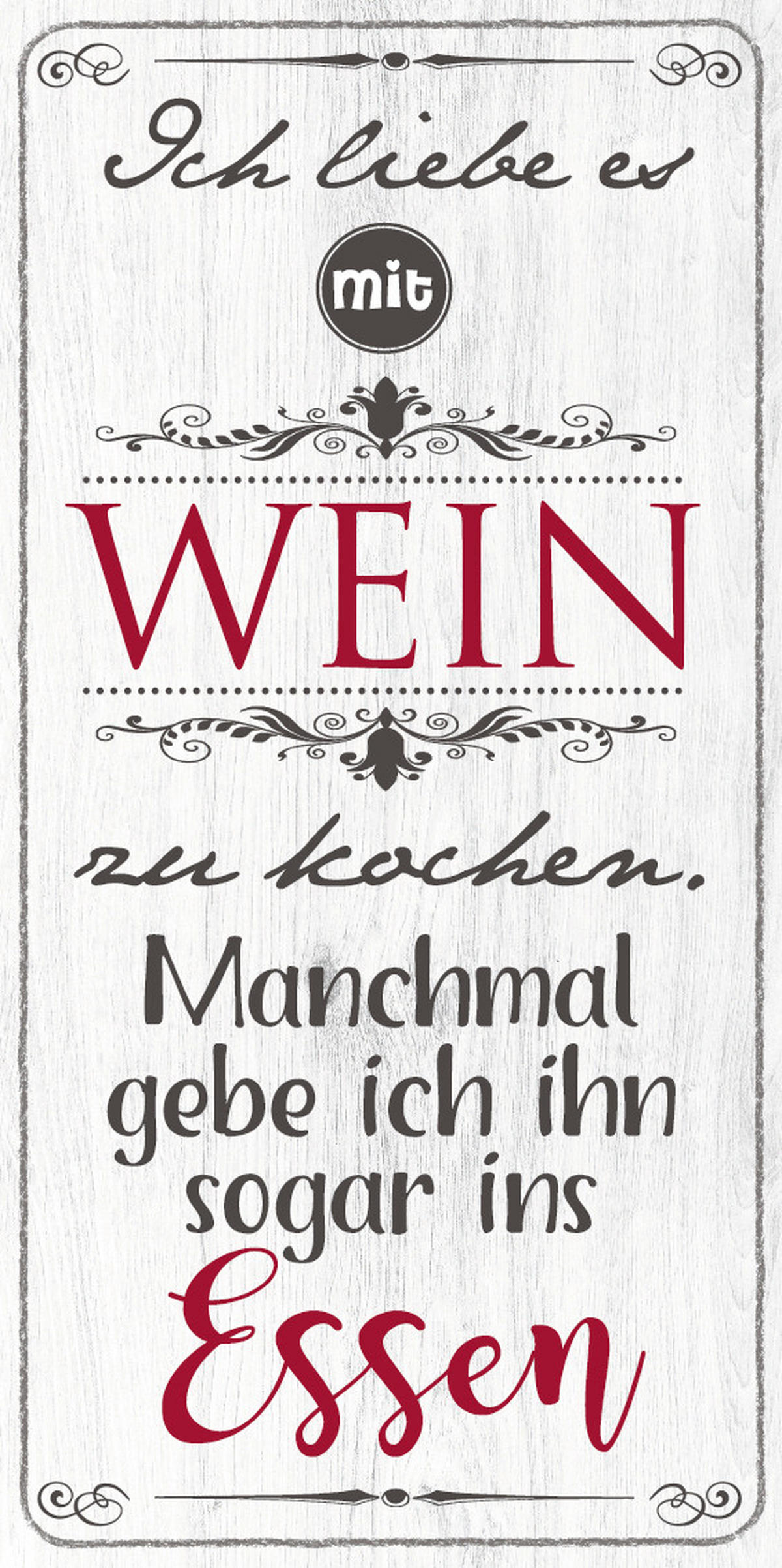 DEKOPANEEL Text  - Multicolor, KONVENTIONELL (20/40/0,3cm) - Euroart