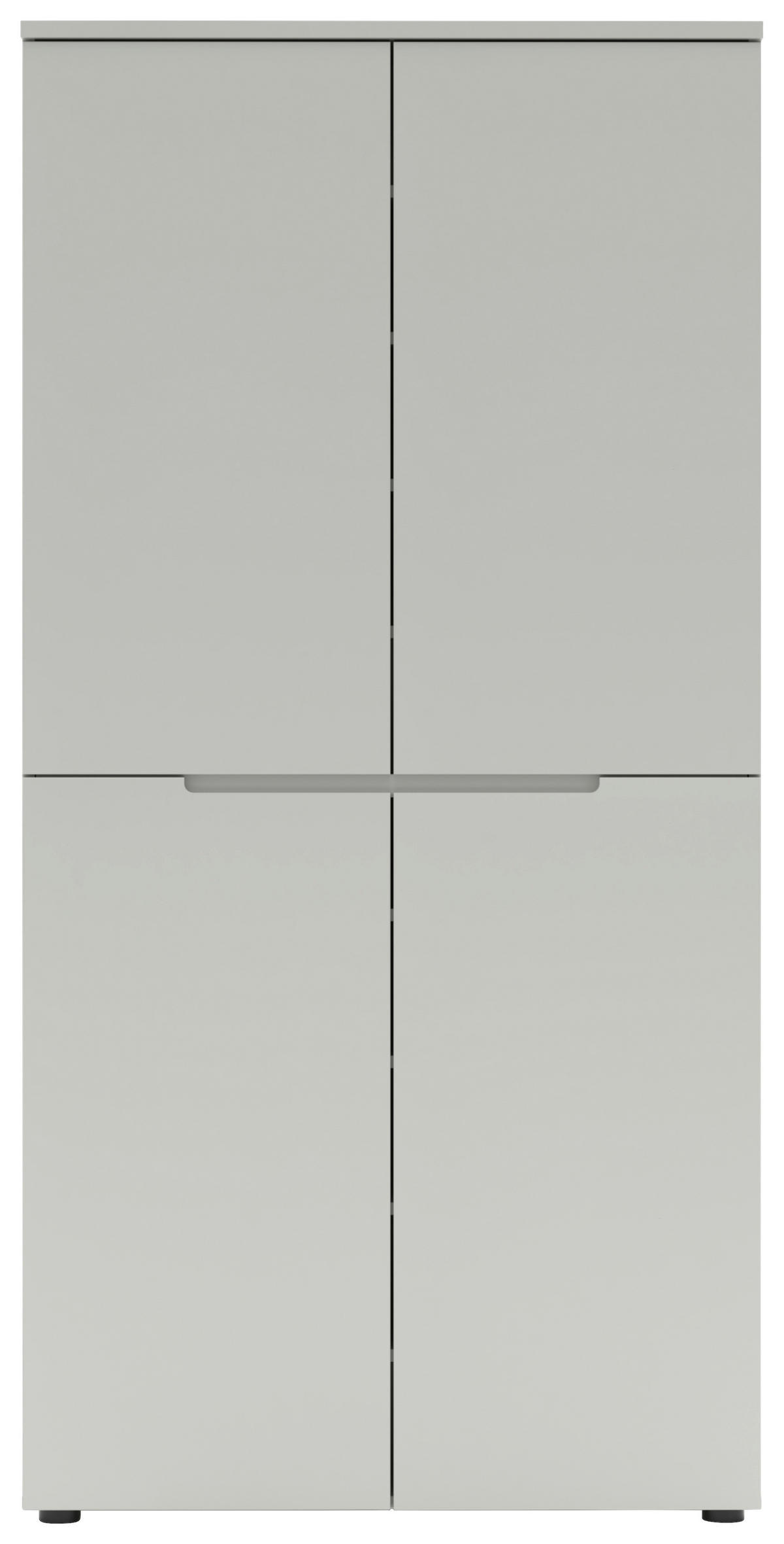 GARDEROBENSCHRANK  in 97/200/22 cm  - Schwarz/Grau, Design, Holzwerkstoff (97/200/22cm) - Xora