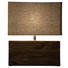 TISCHLEUCHTE - Beige/Naturfarben, Natur, Holz/Textil (33/43/10cm) - Kare-Design