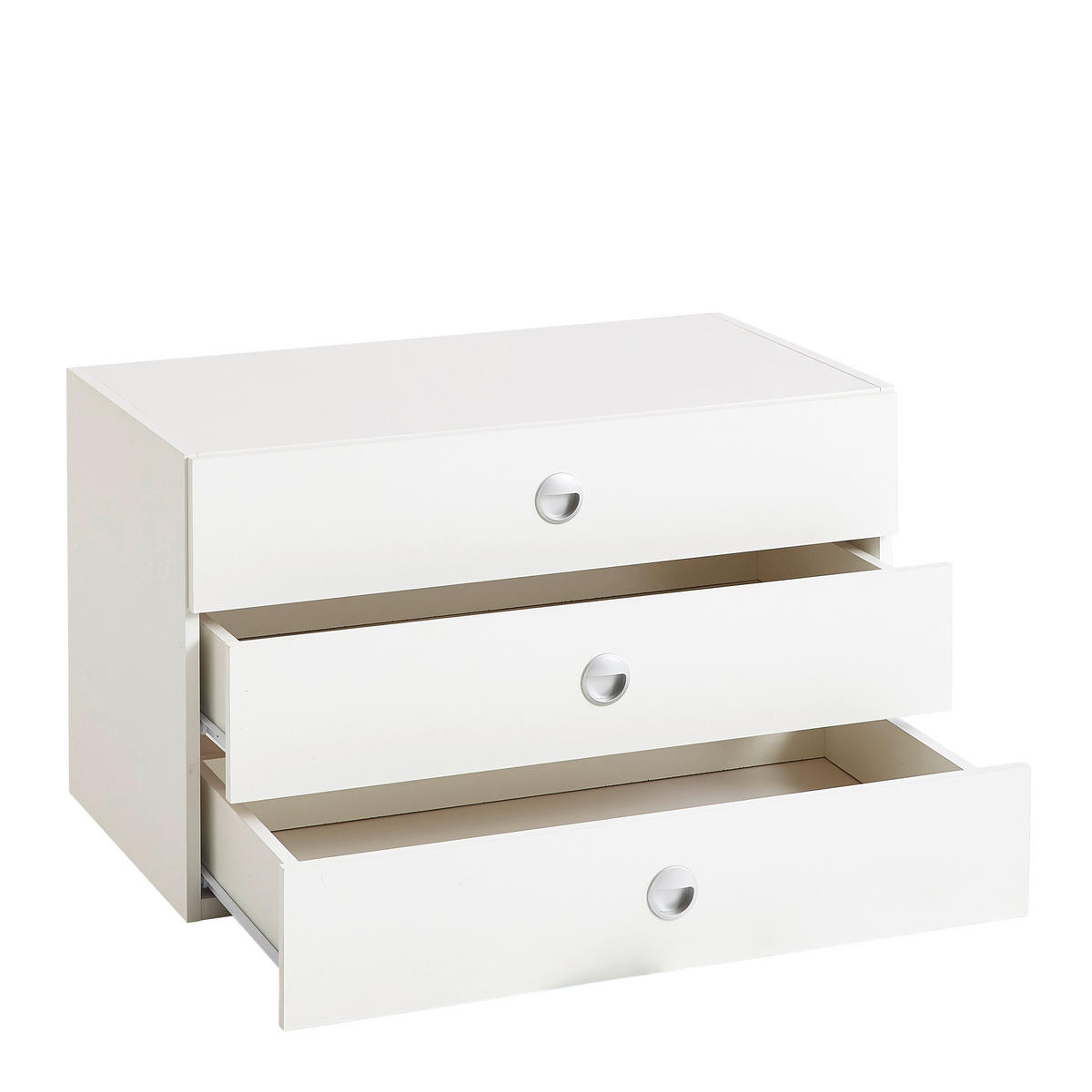 SCHUBKASTENEINSATZ  - Weiß, Holzwerkstoff (82/49/49cm) - Carryhome