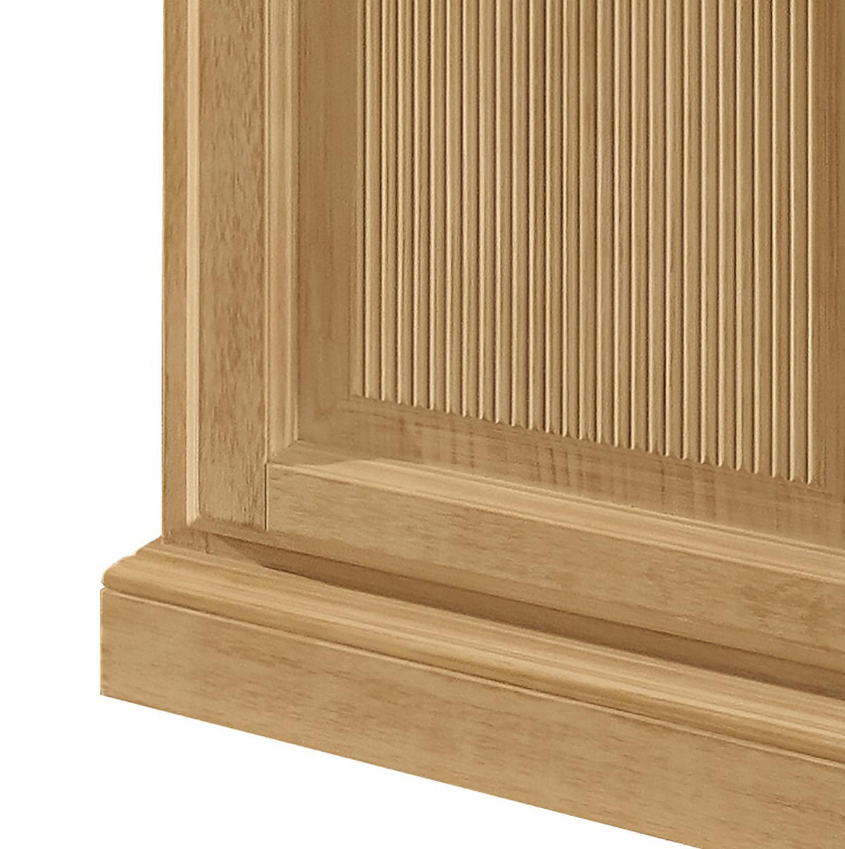 VITRINE in massiv Pinie Beige  - Beige, Design, Holz (65/217/47cm) - Livetastic