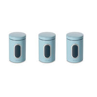 ÉTELTÁROLÓ KÉSZLET   - világoskék, Basics, fém (11/17,50cm) - Echtwerk