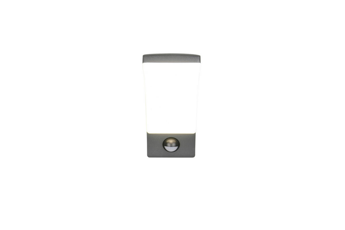 VÄGGLAMPA FÖR UTOMHUS - antracit, Design, metall (8/22,5/18,5cm)