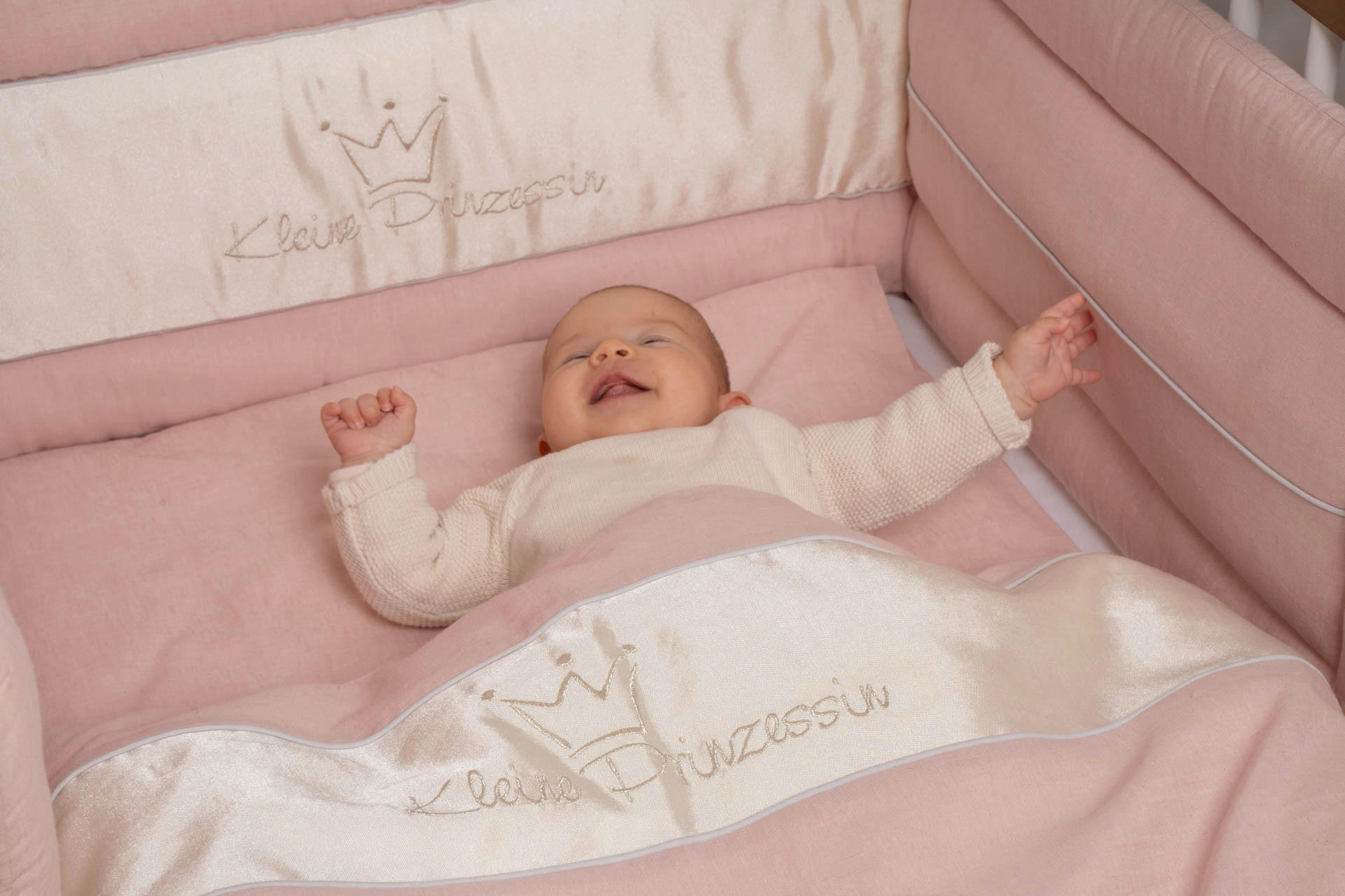 BABYBETTWÄSCHE 100/135 cm  - Rosa, Basics, Textil (100/135cm) - Bebe's Collection
