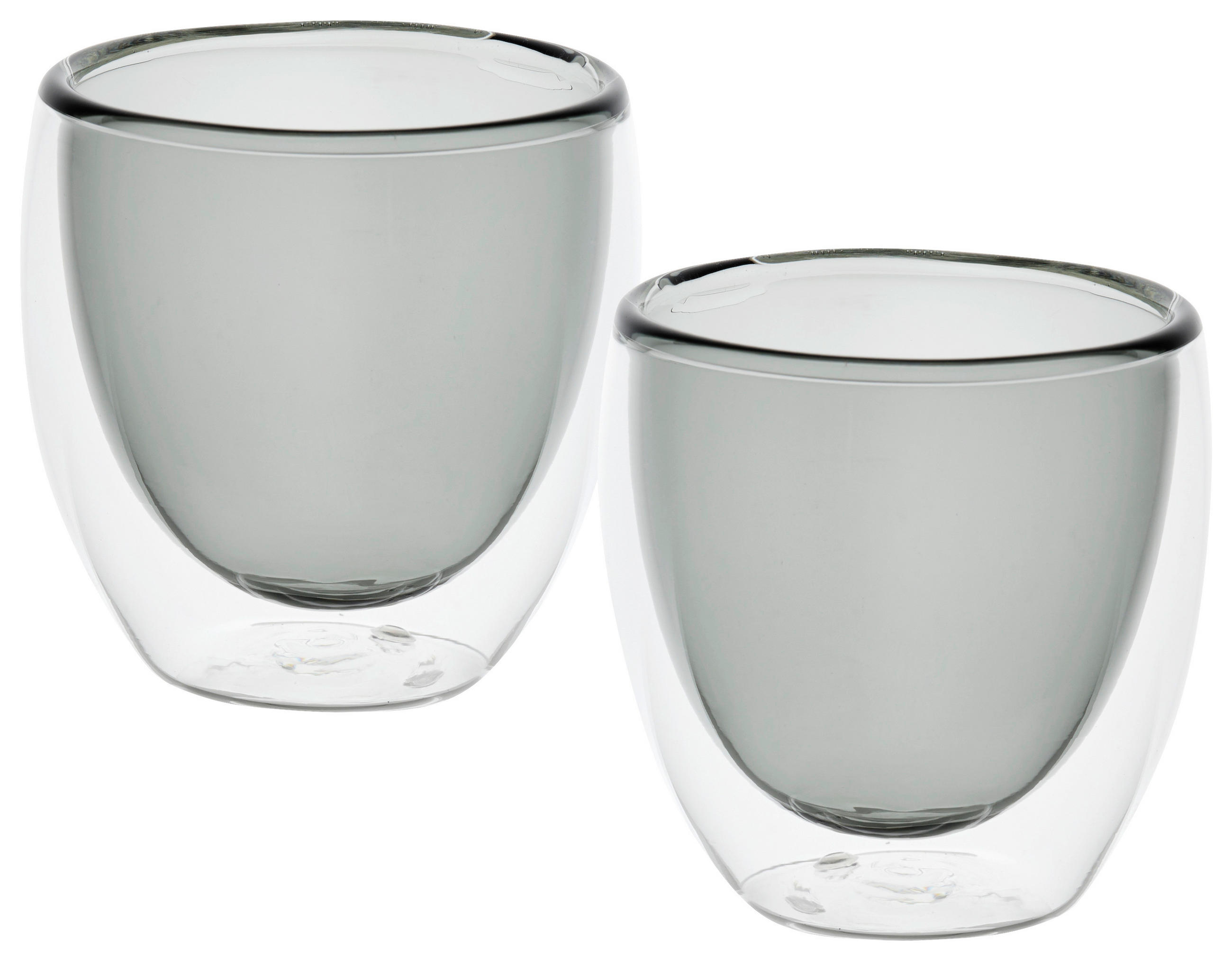 ESPRESSOGLAS  - Grau, KONVENTIONELL, Glas (6/6cm) - Novel