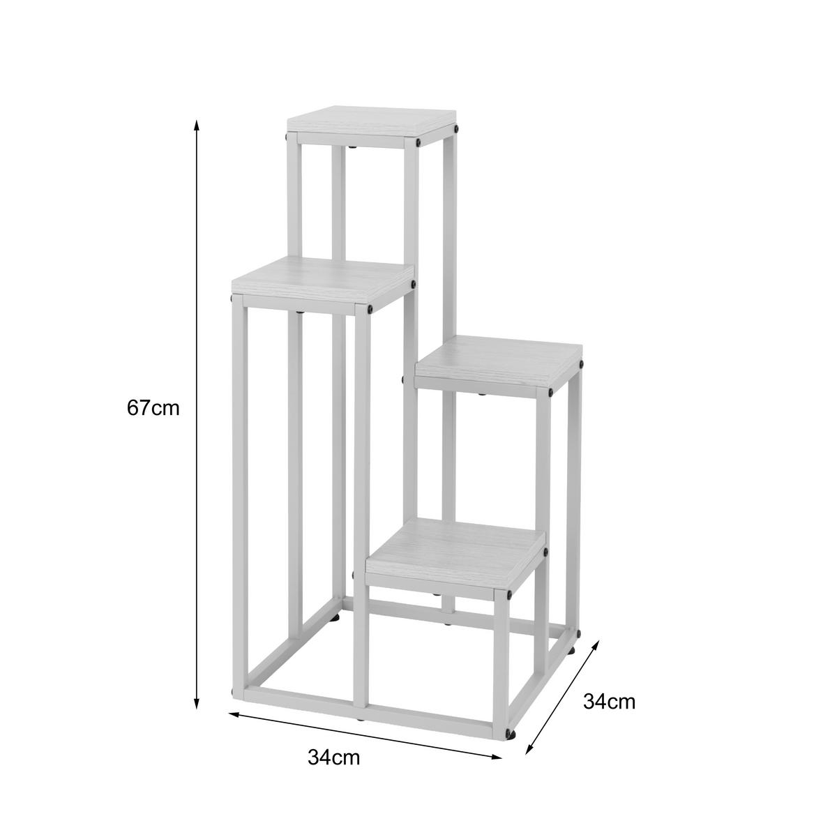 BLUMENSTÄNDER Metall  - Kaschmir, Basics, Metall (34/67/34cm) - Carryhome