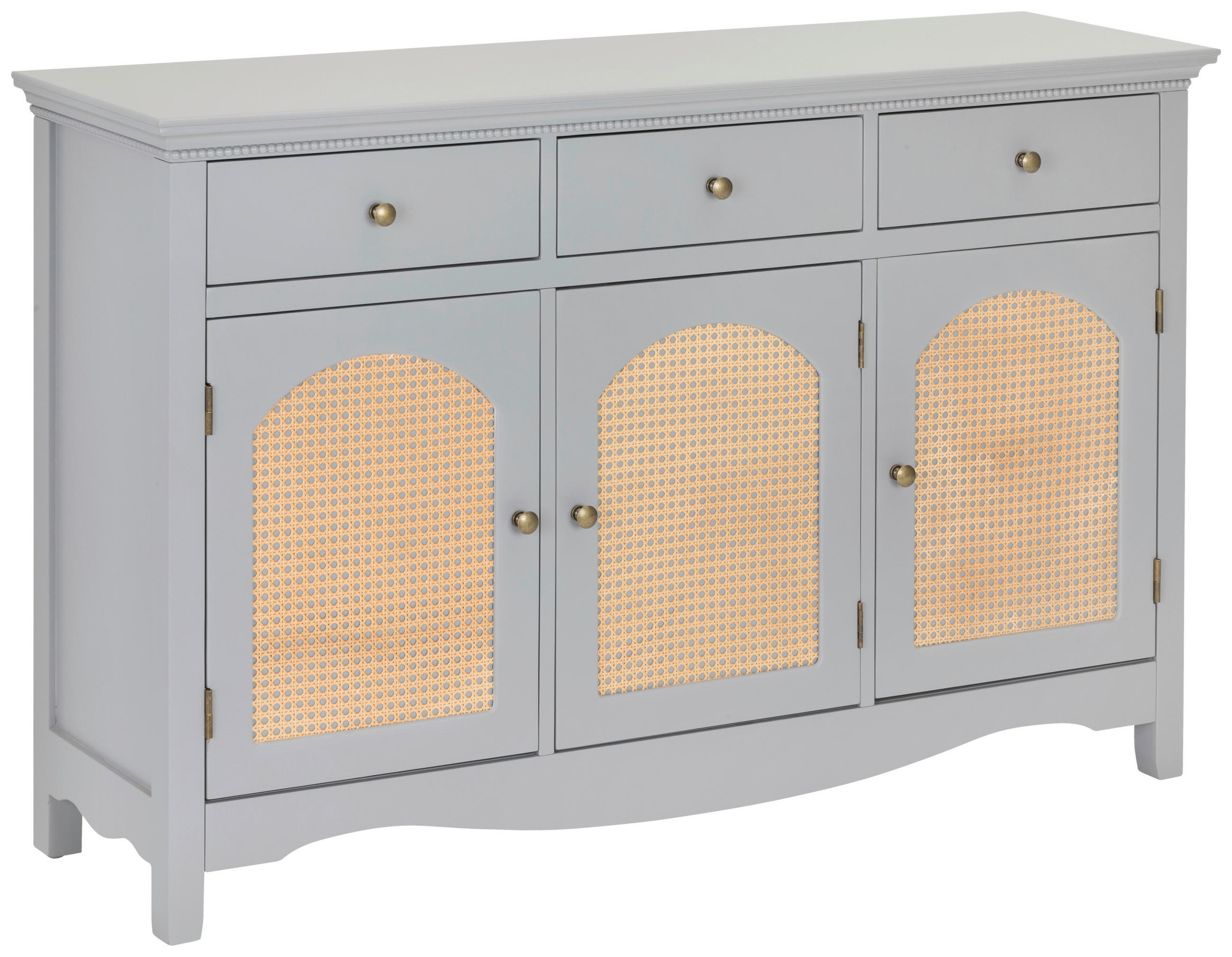 SIDEBOARD Grau, Naturfarben 
