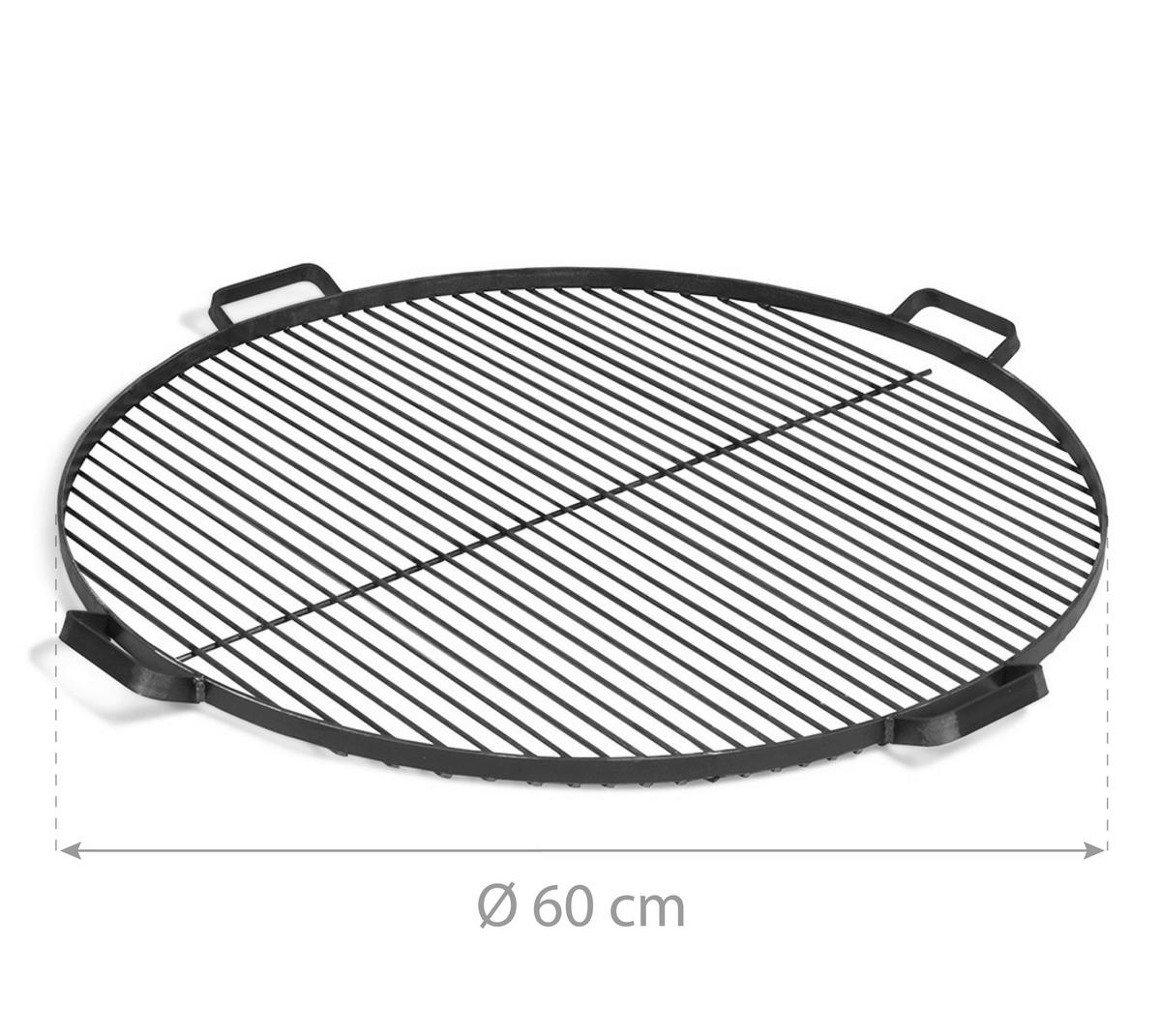 GRILLROST - Schwarz, Basics, Metall (60cm)