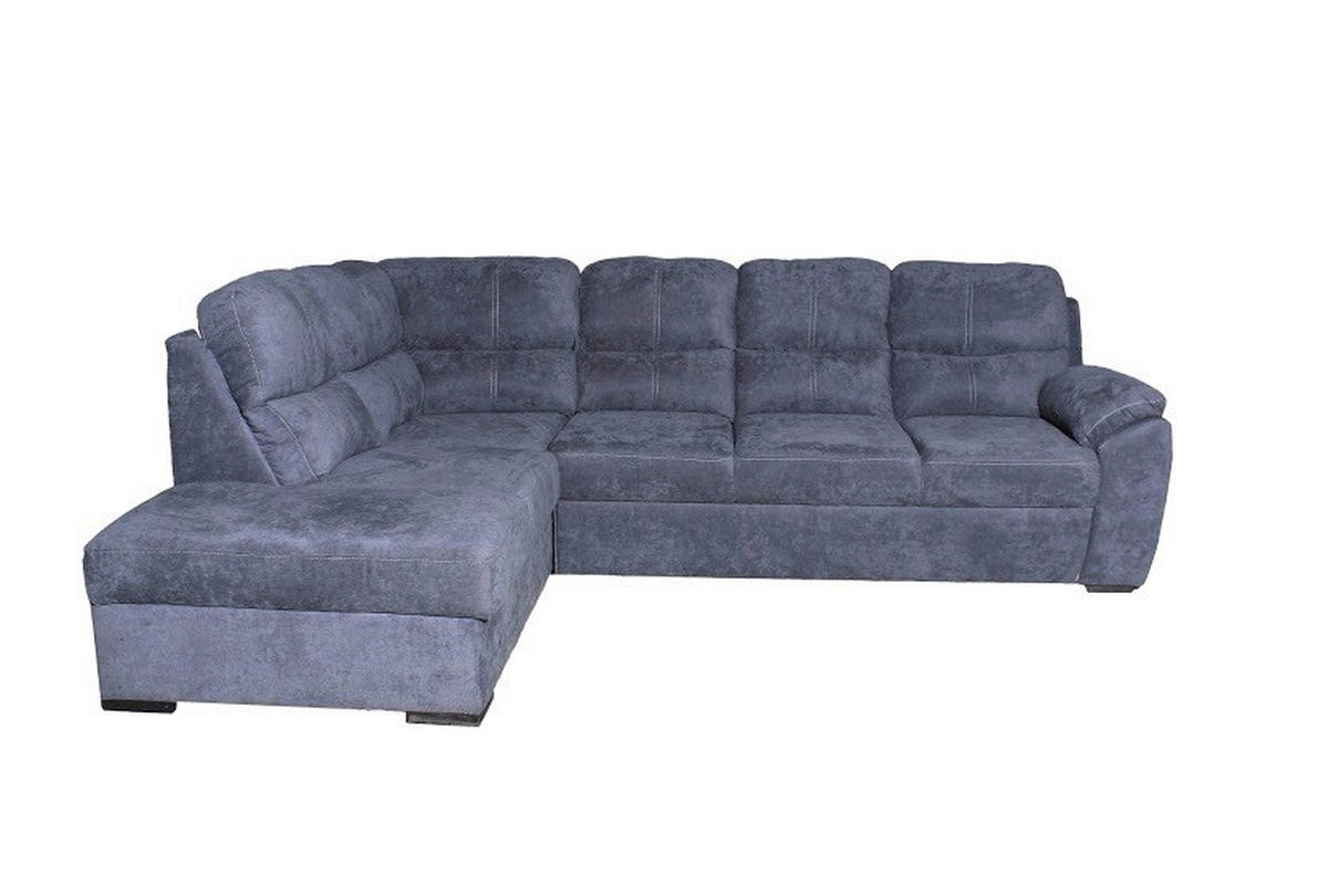 KUTNA GARNITURA drvo, tekstil, drvni materijal  siva   - siva, Design, drvni materijal/drvo (200/280cm)