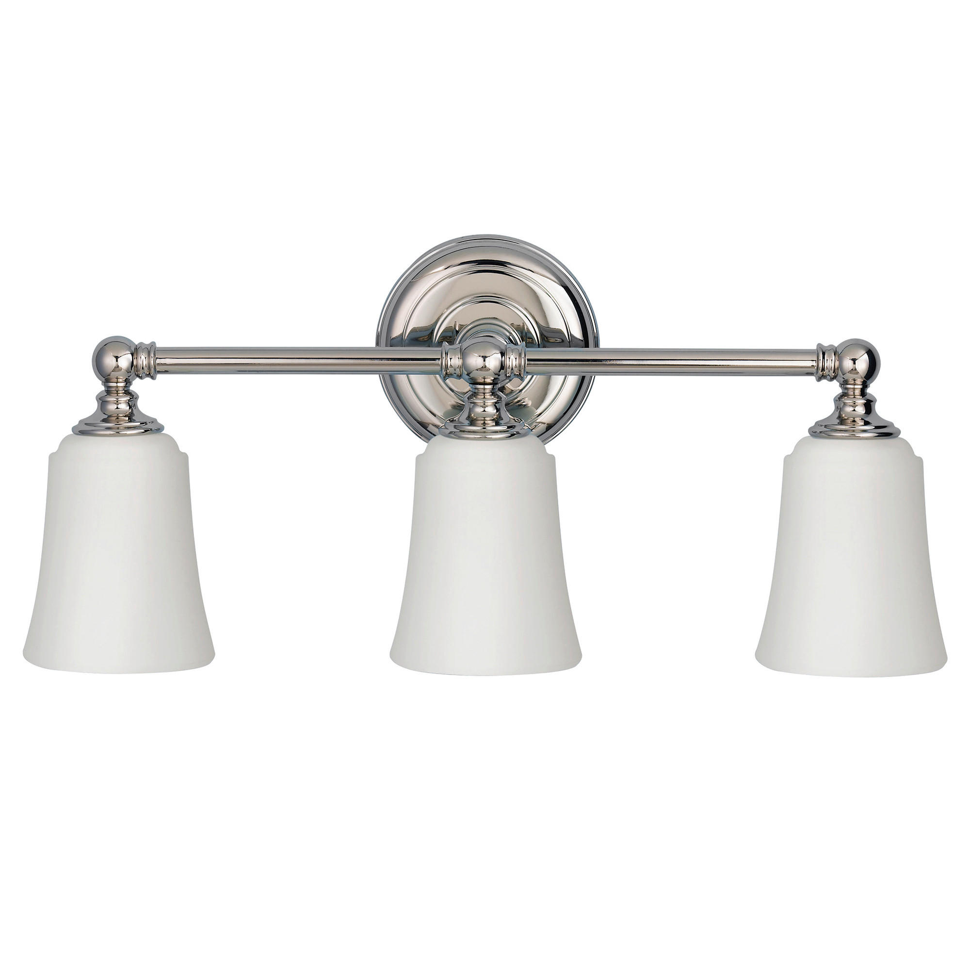 BADEZIMMER-WANDLEUCHTE 53.3/24.8/15.2 cm   - Chromfarben, Design, Glas/Metall (53.3/24.8/15.2cm) - Elstead Lighting