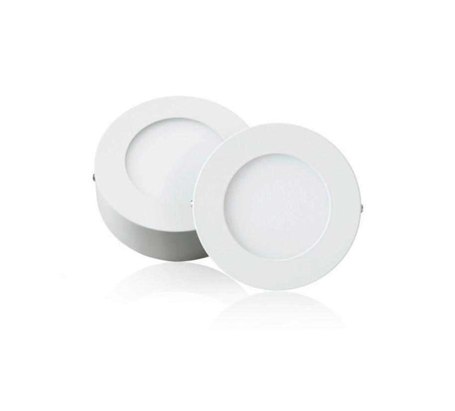 LED PANEL - bela, Osnovno, metal/plastika (12/3,8cm)