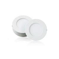 LED PANEL - bela, Osnovno, metal/plastika (12/3,8cm)