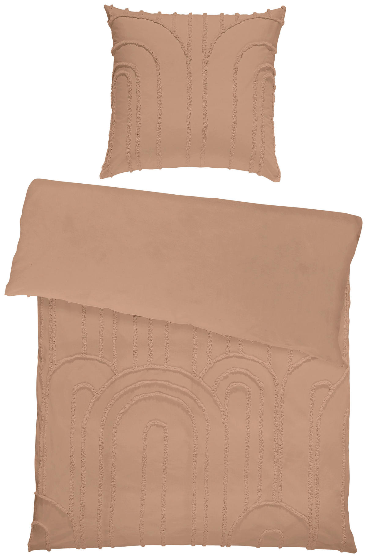 POVLEČENÍ, renforcé, světle hnědá, 135/200 cm - světle hnědá, Trend, textil (135/200cm) - Ambiente