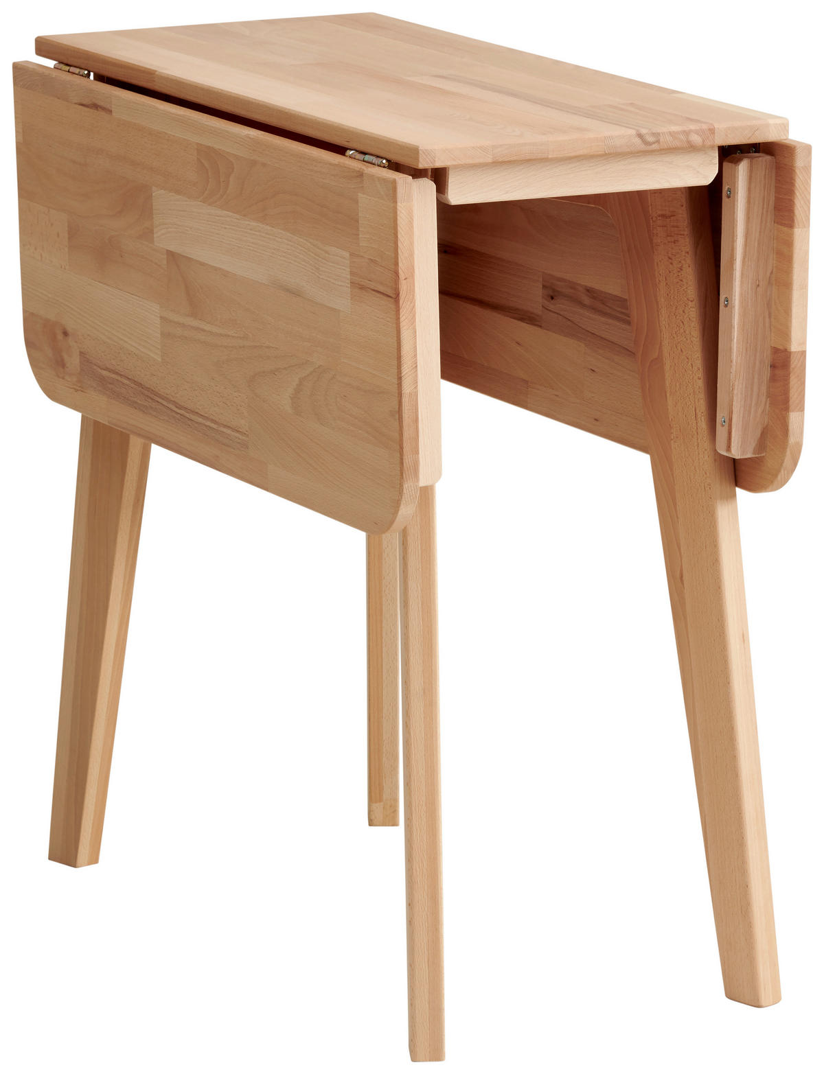 KLAPPTISCH Kernbuche massiv rechteckig Kernbuche  - Kernbuche, Natur, Holz (94/75/75cm) - Livetastic