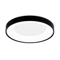 STROPNA LED-SVETILKA   40 W/4300 lm/2700-6500 K/220-240 V/ - črna, Basics, kovina/umetna masa (50/8,5cm) - Novel