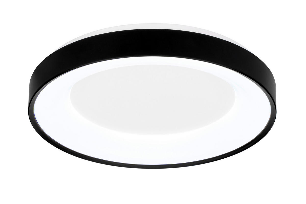 STROPNA LED-SVETILKA   40 W/4300 lm/2700-6500 K/220-240 V/ - črna, Basics, kovina/umetna masa (50/8,5cm) - Novel