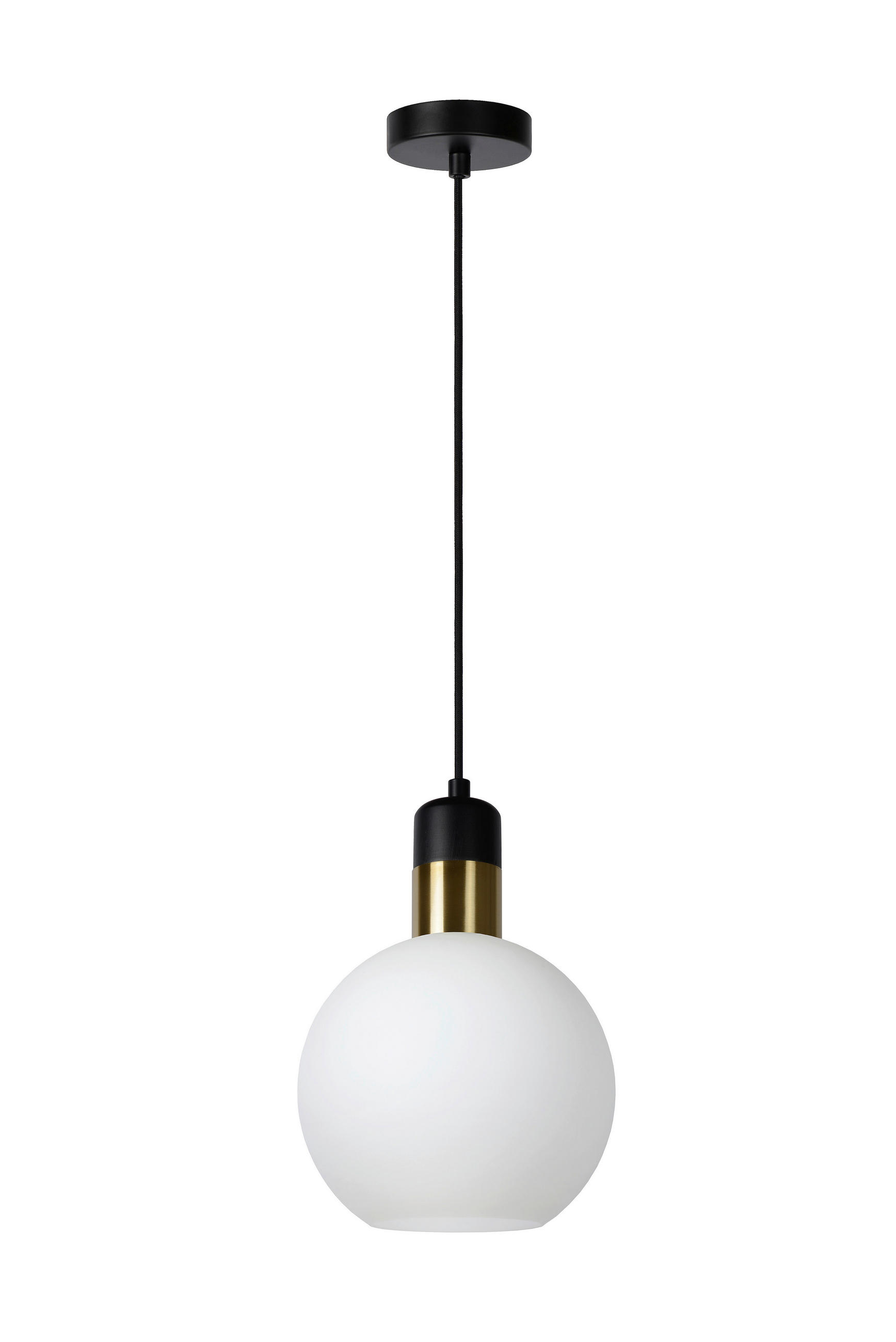 HÄNGELEUCHTE Julius 20/20/130 cm   - Weiß, Basics, Glas (20/20/130cm) - Lucide