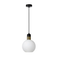 HÄNGELEUCHTE Julius 20/20/130 cm   - Weiß, Basics, Glas (20/20/130cm) - Lucide