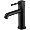 WASCHTISCHARMATUR 104 1010 S  - Schwarz, MODERN, Metall (3,9/16,3/14,8cm) - Dieter Knoll