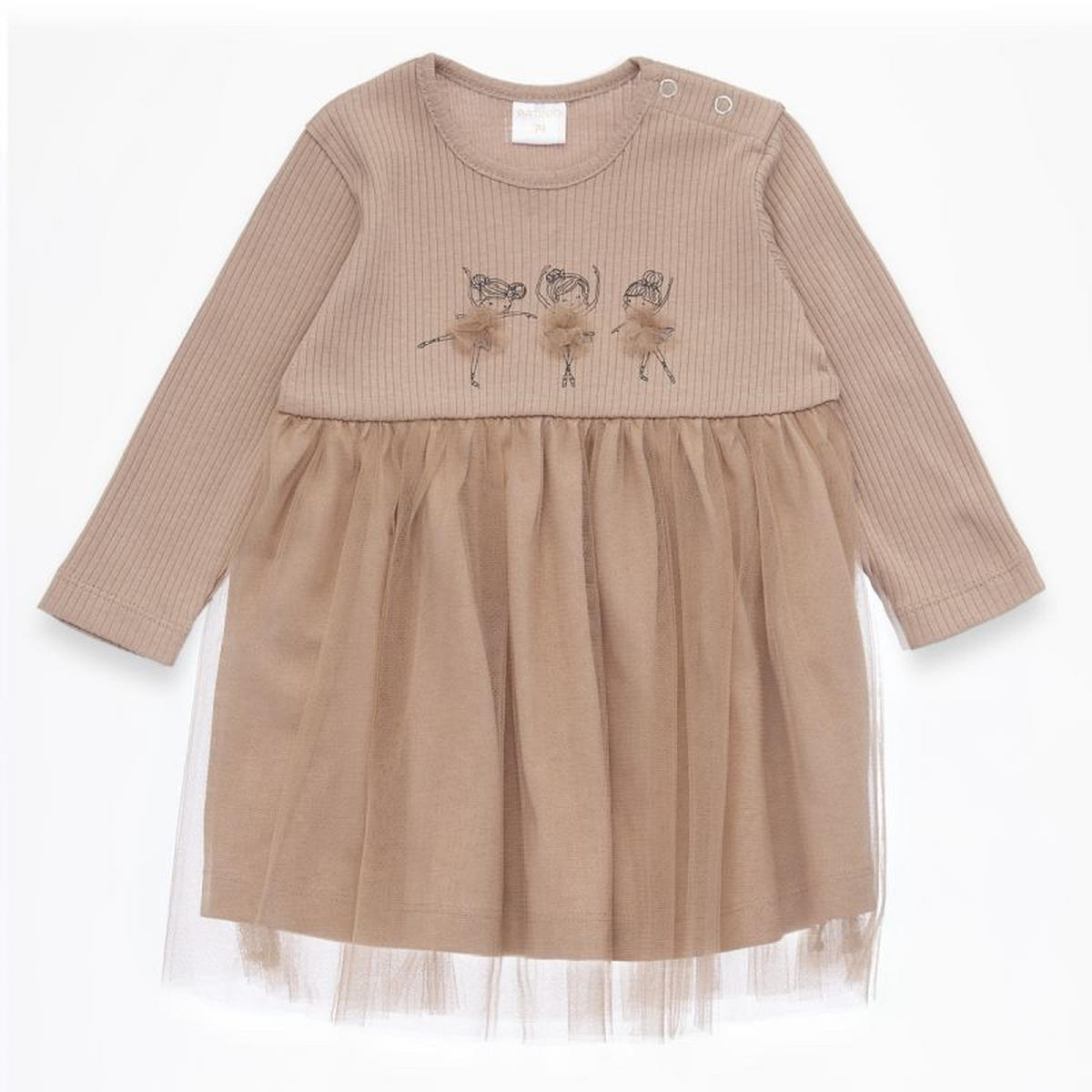 KLEID Little Prinzess  - Hellbraun, Basics, Textil (86null) - Patinio