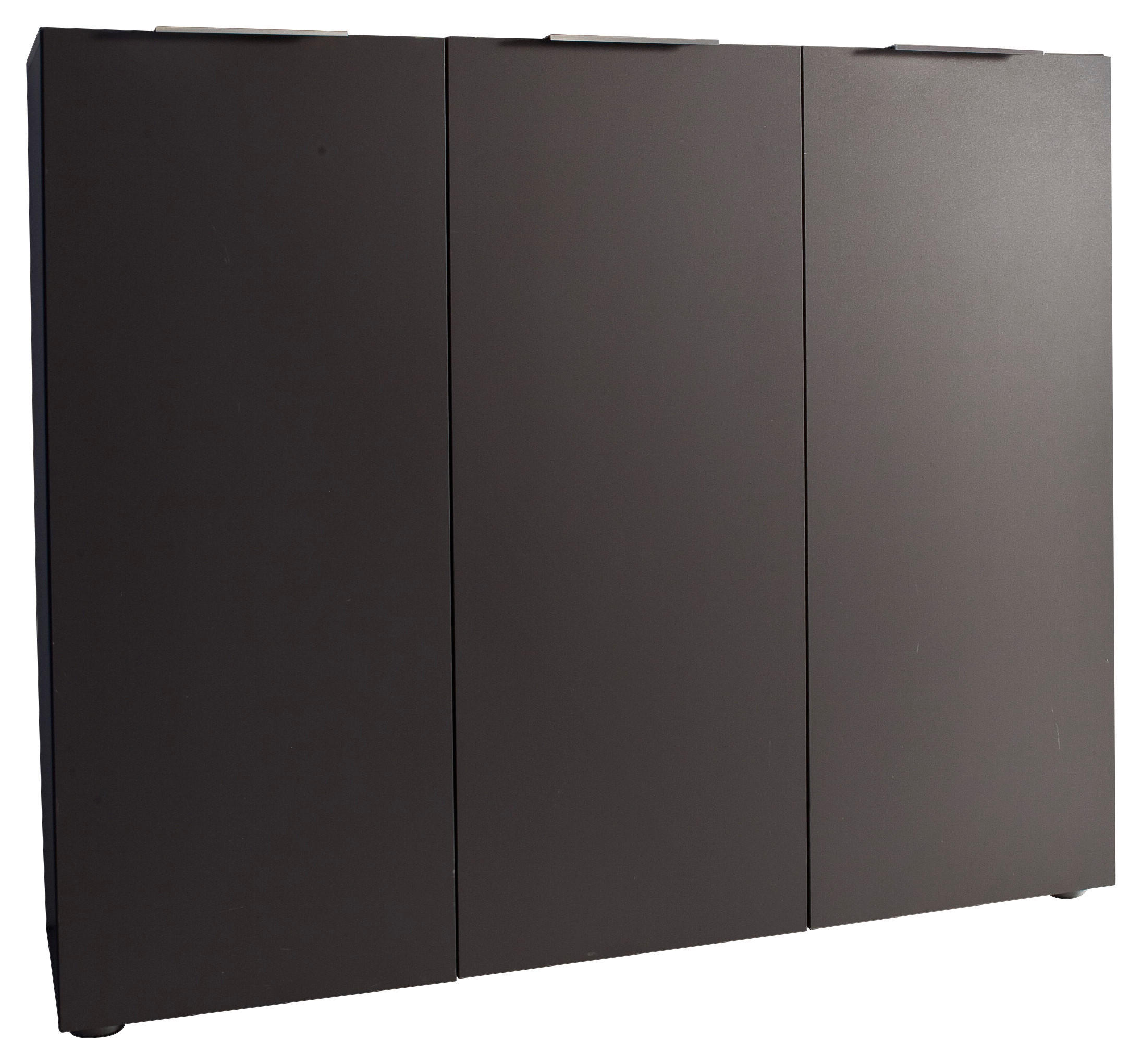 GARDEROBE 3-teilig  in 175/190/39 cm  - Wengefarben/Anthrazit, Design, Holzwerkstoff (175/190/39cm) - Carryhome