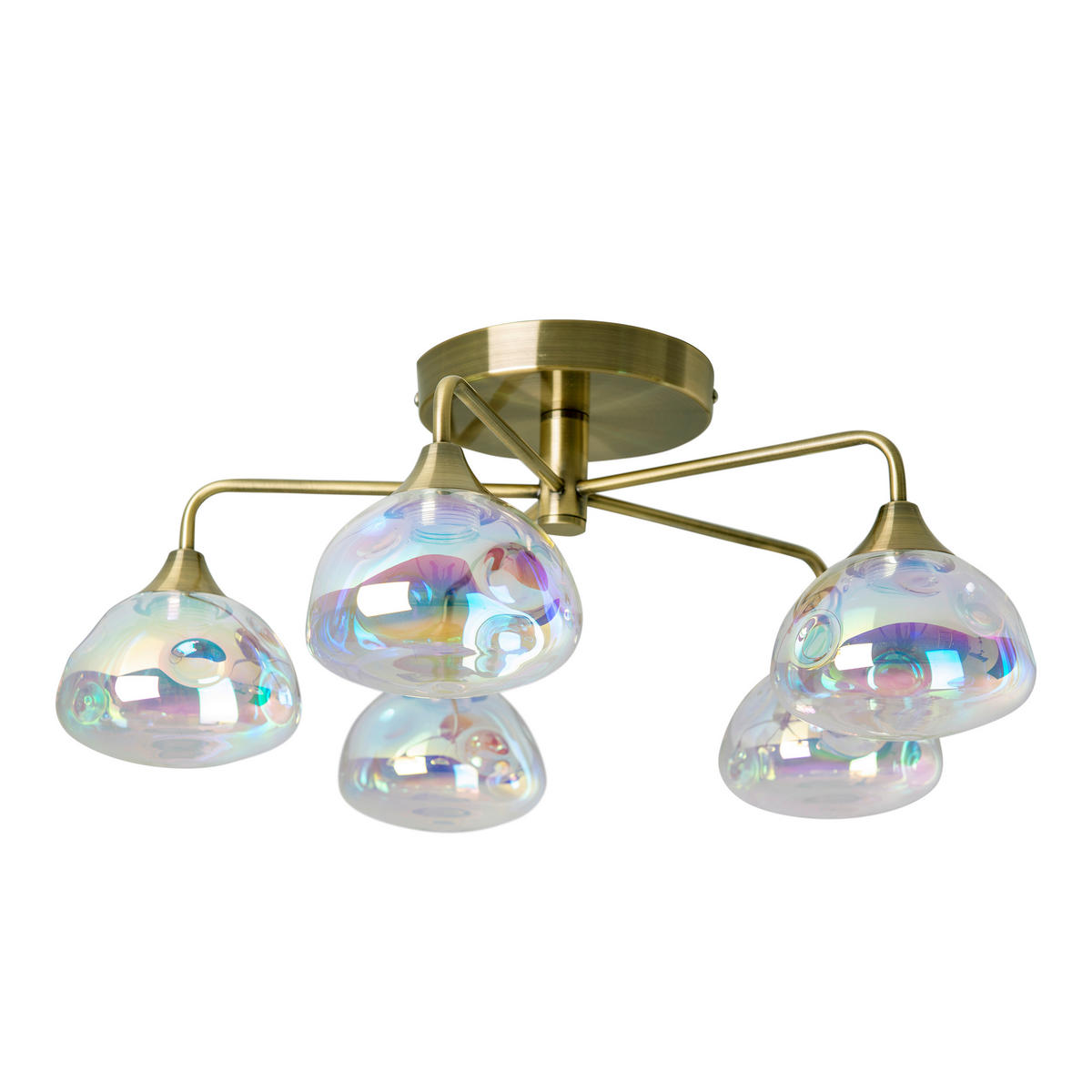 LED-DECKENLEUCHTE Varna  23 cm  - Messingfarben, Design, Metall (23cm) - Näve