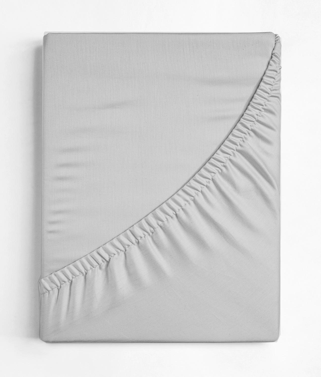 ČARŠAV SA LASTIŠEM Selena 90/200 cm  - svetlosiva, Osnovno, tekstil (90/200cm) - Esposa