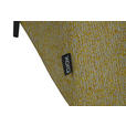 ECKSOFA in Struktur Gelb  280/205 cm  - Gelb/Schwarz, Design, Textil/Metall (280/205cm) - Xora