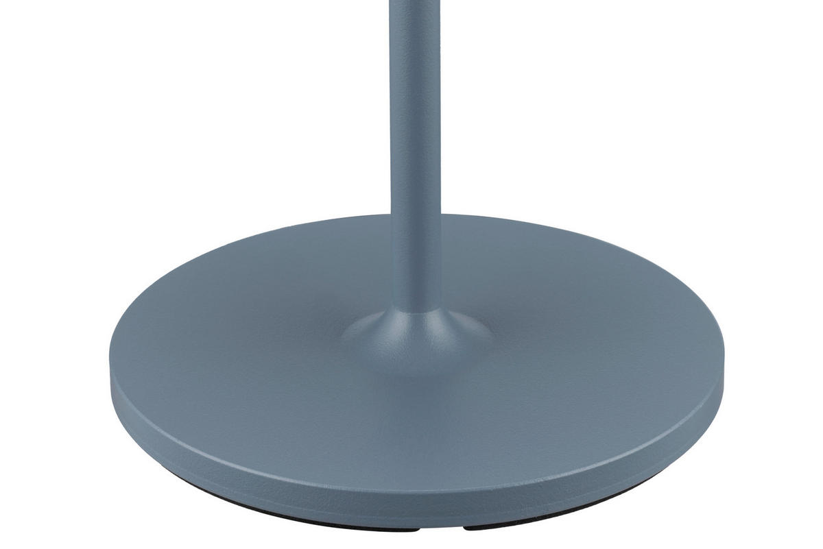 AKKU-TISCHLEUCHTE Naos 15/25 cm  - Blaugrau, Design, Kunststoff/Metall (15/25cm) - Dieter Knoll