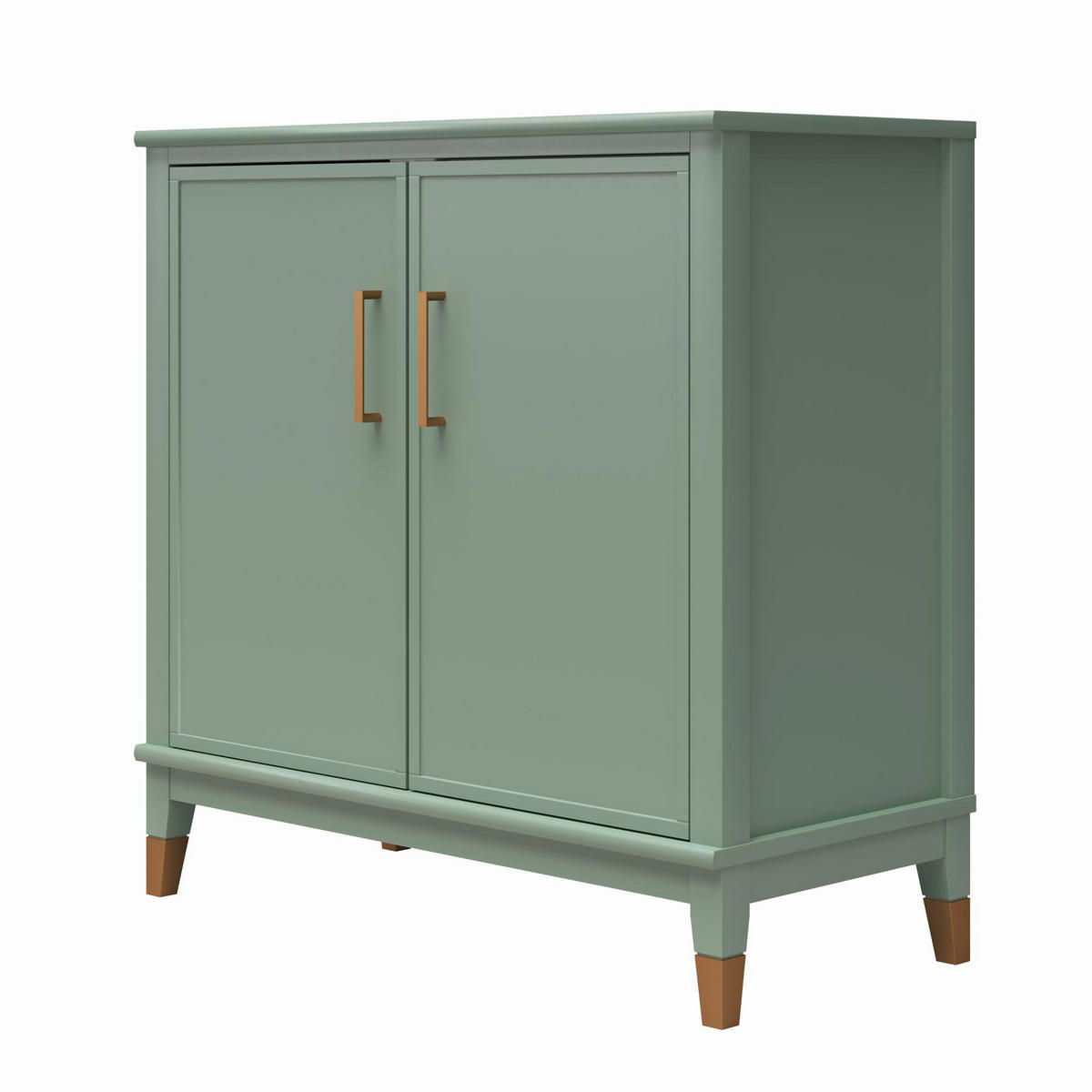 HIGHBOARD Westerleigh  in 86/85/41 cm  - Goldfarben/Hellgrün, Design, Holzwerkstoff/Metall (86/85/41cm) - MID.YOU
