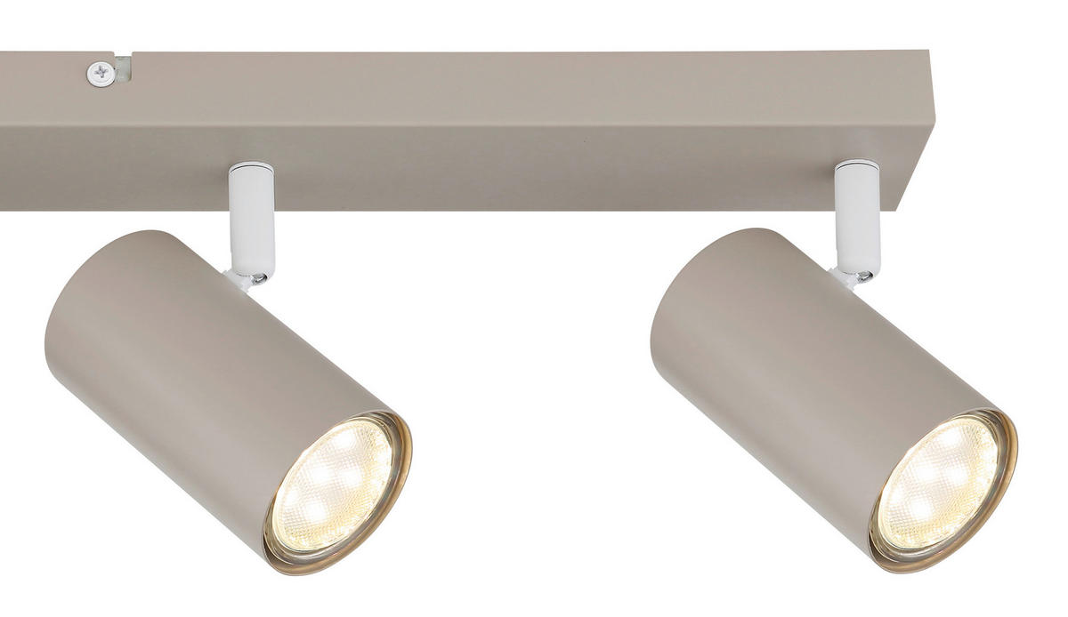 STRAHLER 56/6/12 cm   - Sandfarben/Weiß, KONVENTIONELL, Metall (56/6/12cm) - Globo