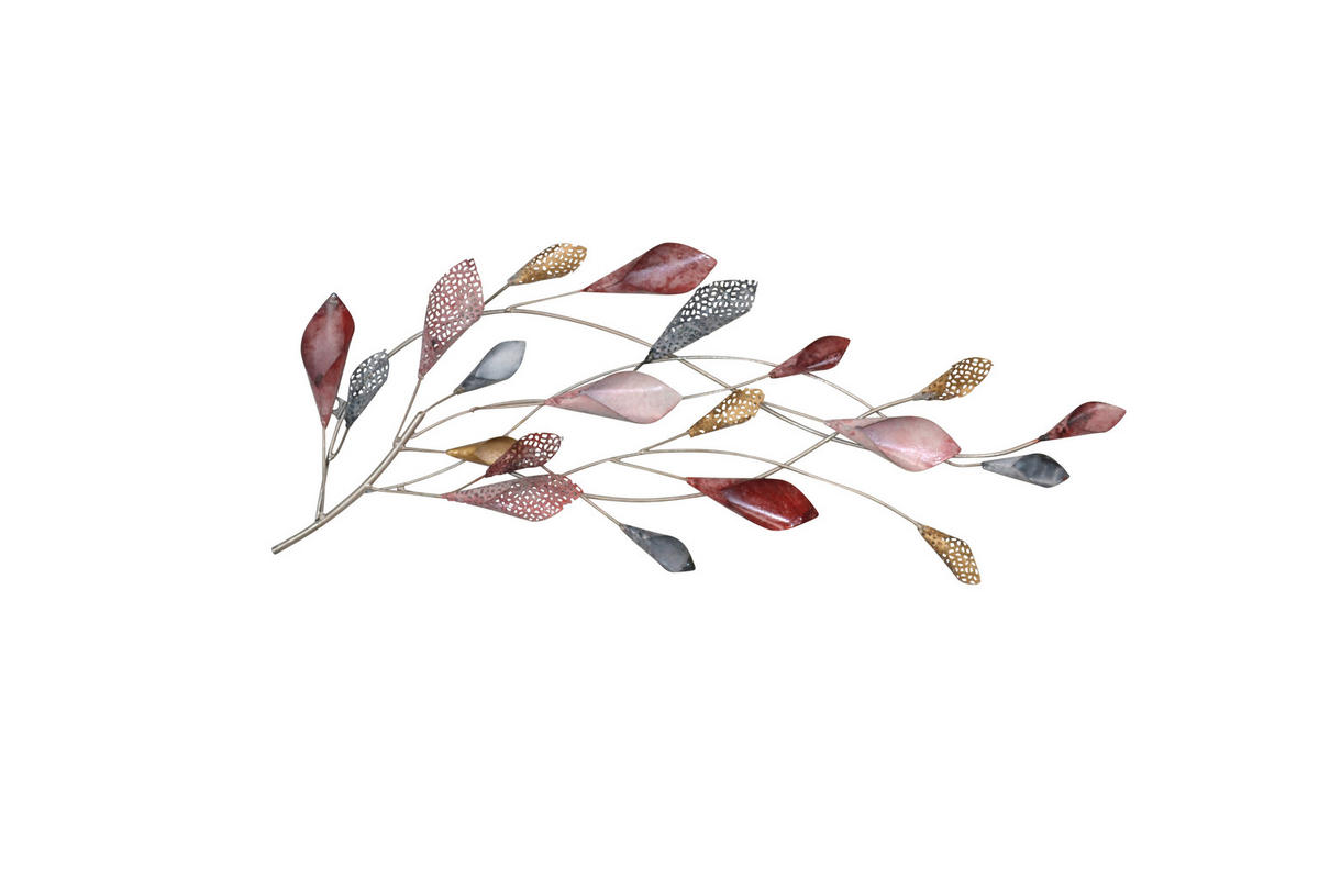 WANDDEKO Metall  - Rot/Multicolor, Design, Metall (6/71,5/18cm) - MID.YOU