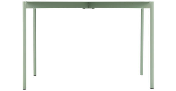 COUCHTISCH 60/60/40 cm quadratisch Grün  - Grün, Design, Metall (60/60/40cm) - Carryhome