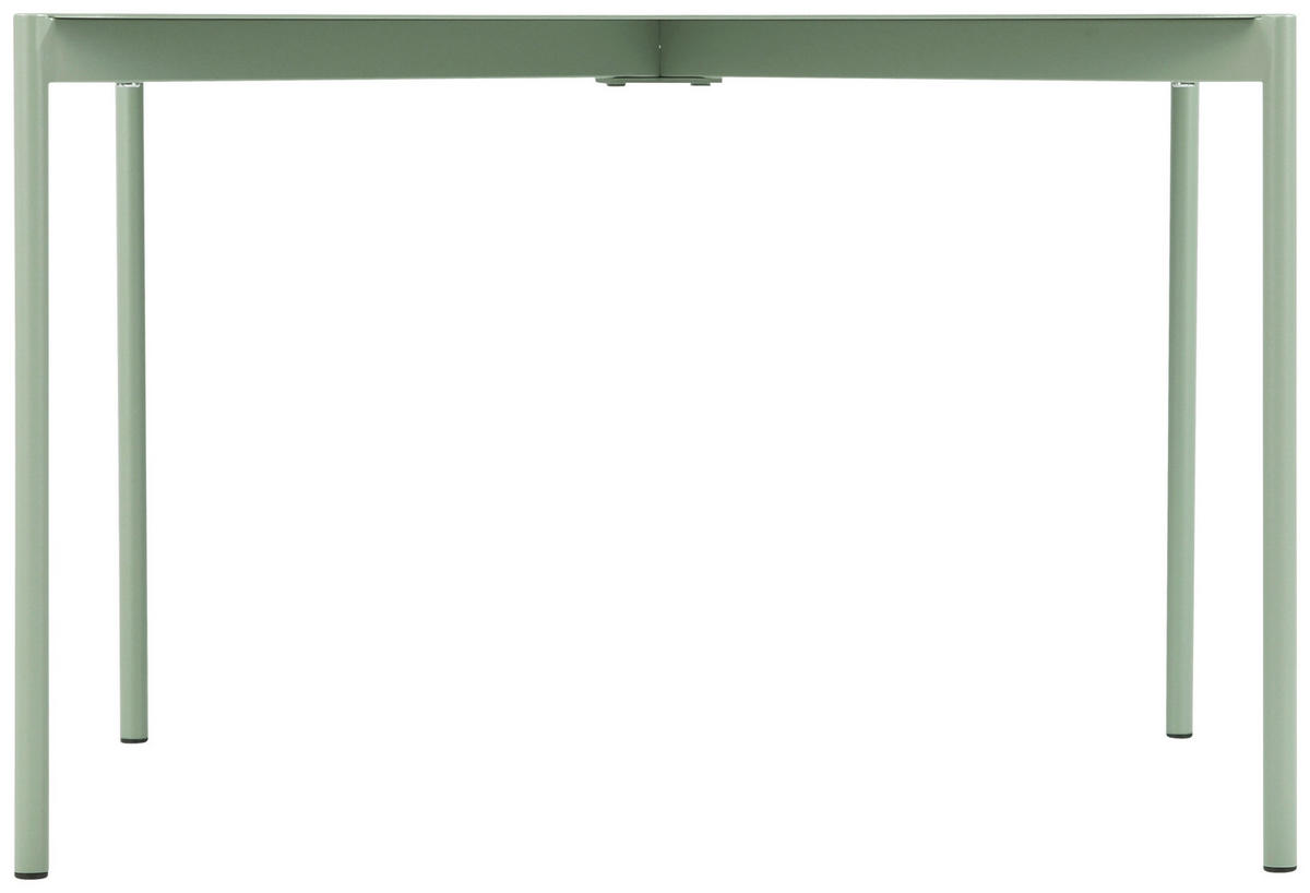 COUCHTISCH 60/60/40 cm quadratisch Grün  - Grün, Design, Metall (60/60/40cm) - Carryhome