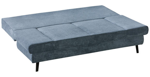 SCHLAFSOFA in Grau  - Schwarz/Grau, Design, Textil/Metall (200/85/90cm) - Novel