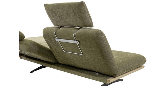 SCHLAFSOFA in Holz, Textil Grün, Eichefarben  - Eichefarben/Beige, Design, Holz/Textil (204/92/90cm) - Dieter Knoll