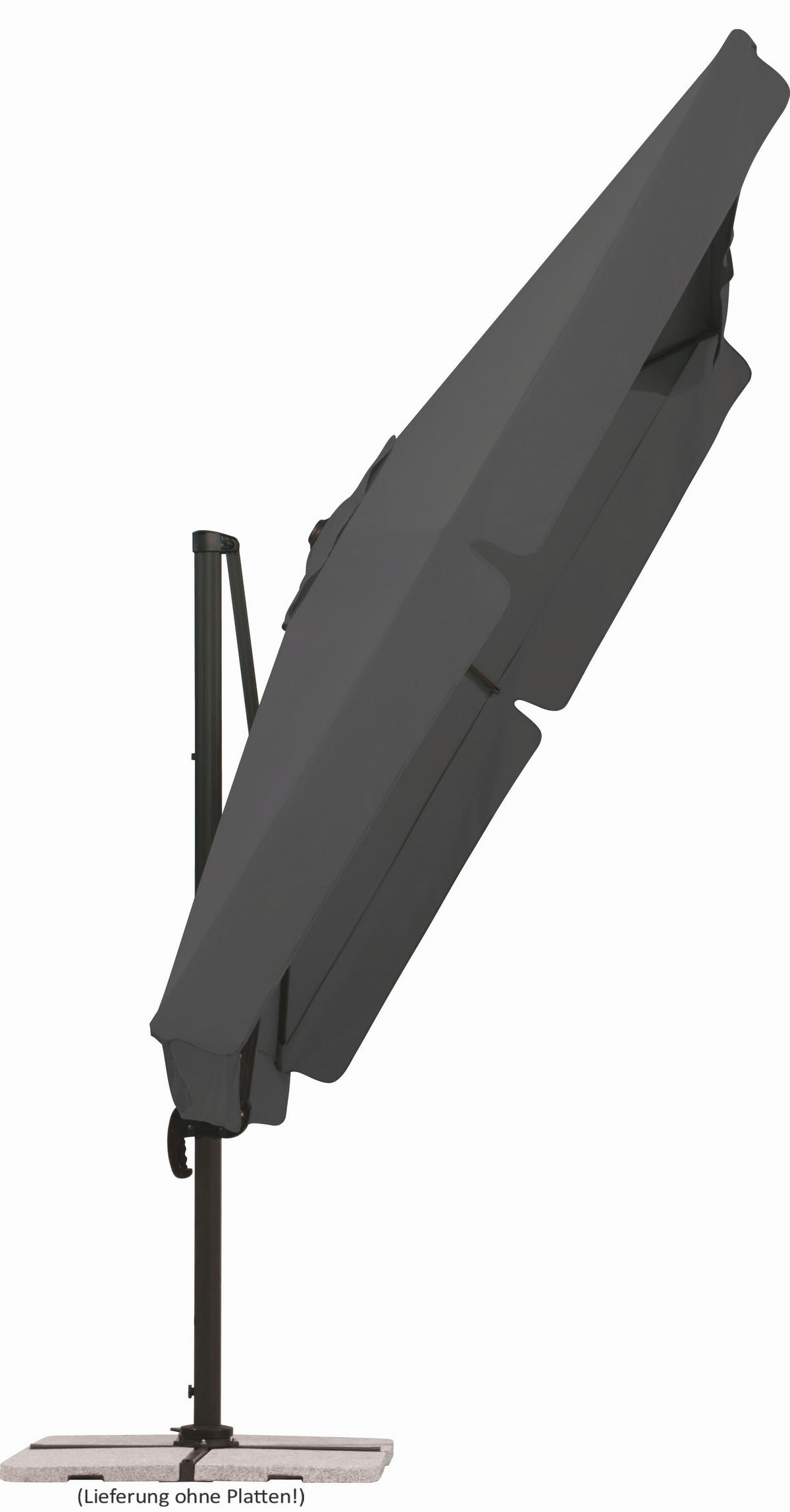 AMPELSCHIRM   - Anthrazit, Basics, Textil/Metall (359/273/300cm) - Schneider