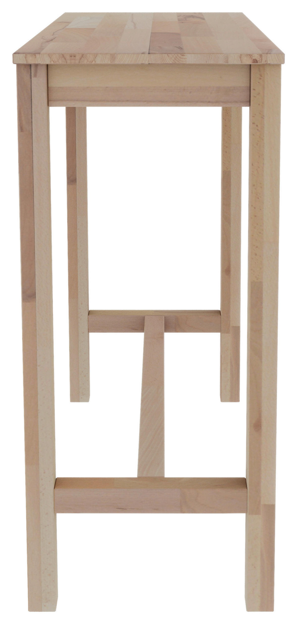 BAROVÝ STŮL, jádrový buk, jádrový buk, 108/45/107 cm - jádrový buk, Konvenční, dřevo (108/45/107cm) - Cantus