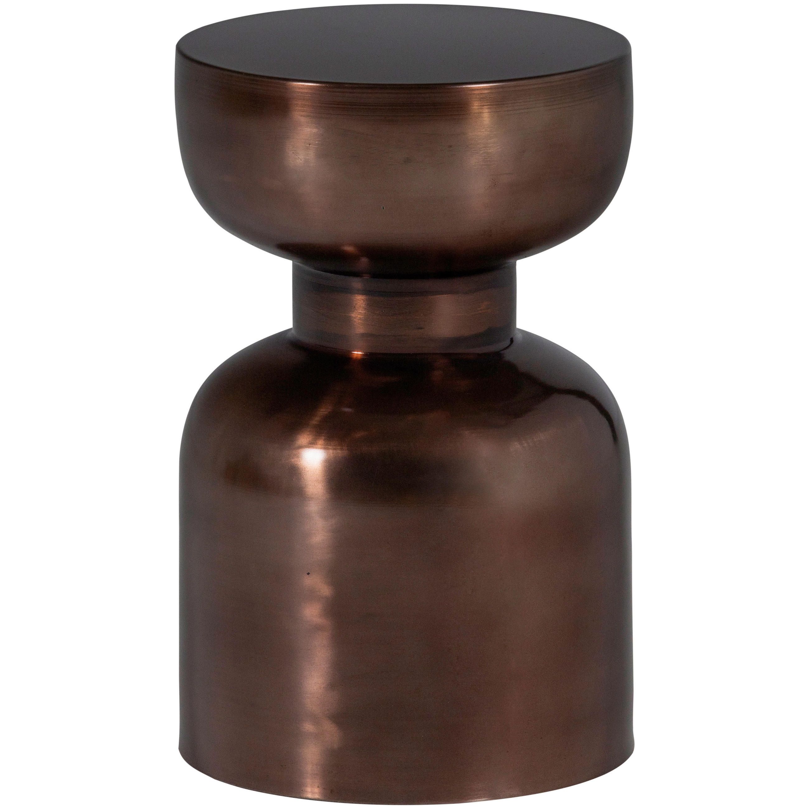 BEISTELLTISCH 30/30/47 cm Frits Bronzefarben rund  - Bronzefarben, Design, Metall (30/30/47cm) - Livetastic