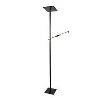 LED-STEHLEUCHTE  46/188 cm   - Schwarz, Design, Kunststoff/Metall (46/188cm) - Fabas Luce