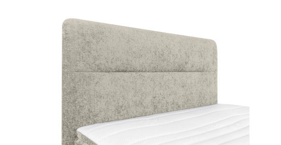 BOXSPRINGBETT 140/200 cm  in Beige  - Beige/Schwarz, Design, Textil/Metall (140/200cm) - Esposa