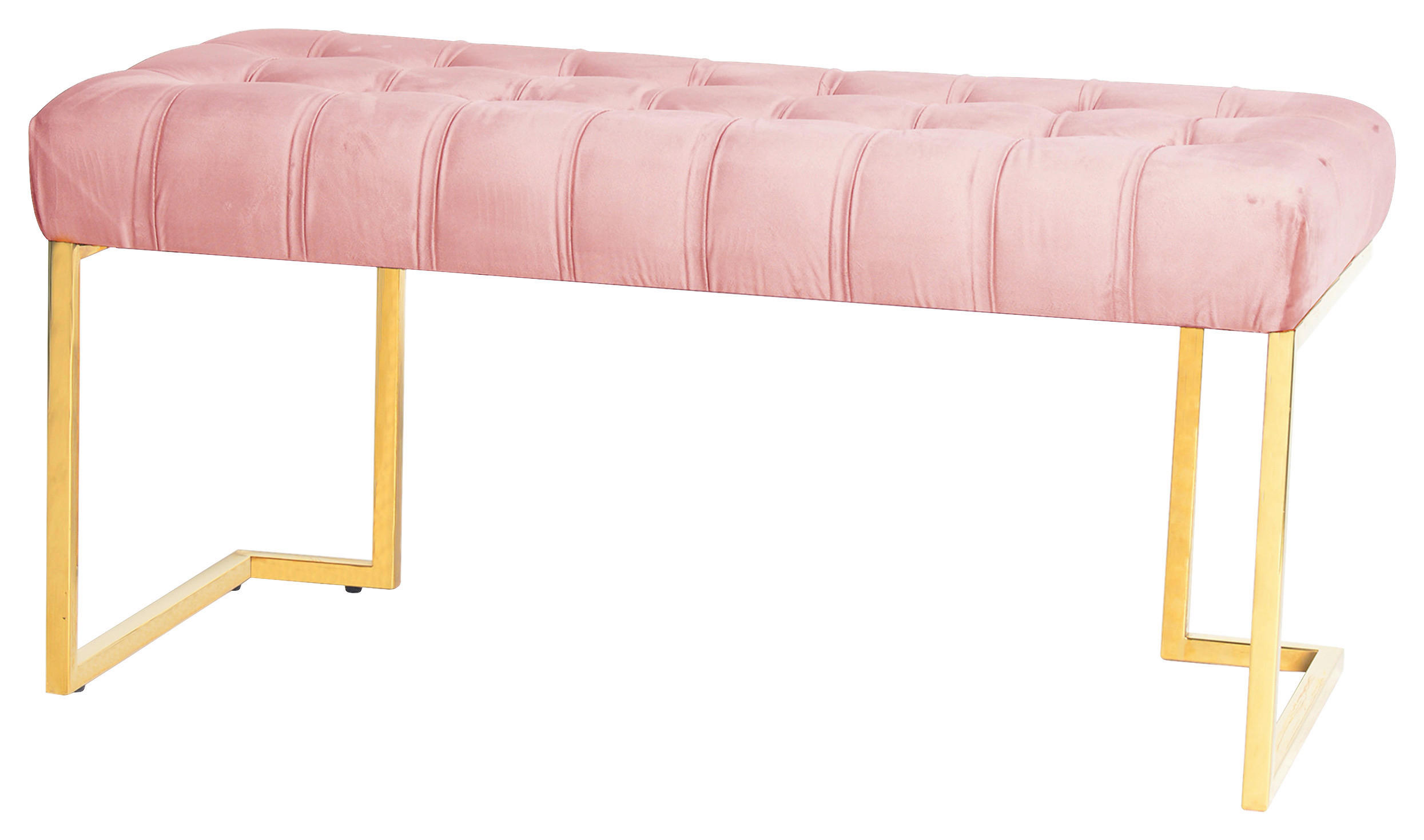 Kayoom Hockerbank Altrosa 47x48x100 cm