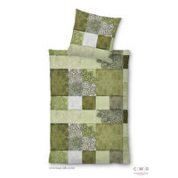POSTELJINA ONKALI 135/200 cm saten zelena  - zelena, Konvencionalno, tekstil (135/200cm) - Esposa