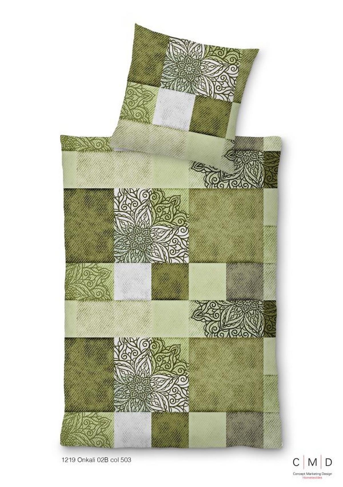 POSTELJINA ONKALI 135/200 cm saten zelena  - zelena, Konvencionalno, tekstil (135/200cm) - Esposa
