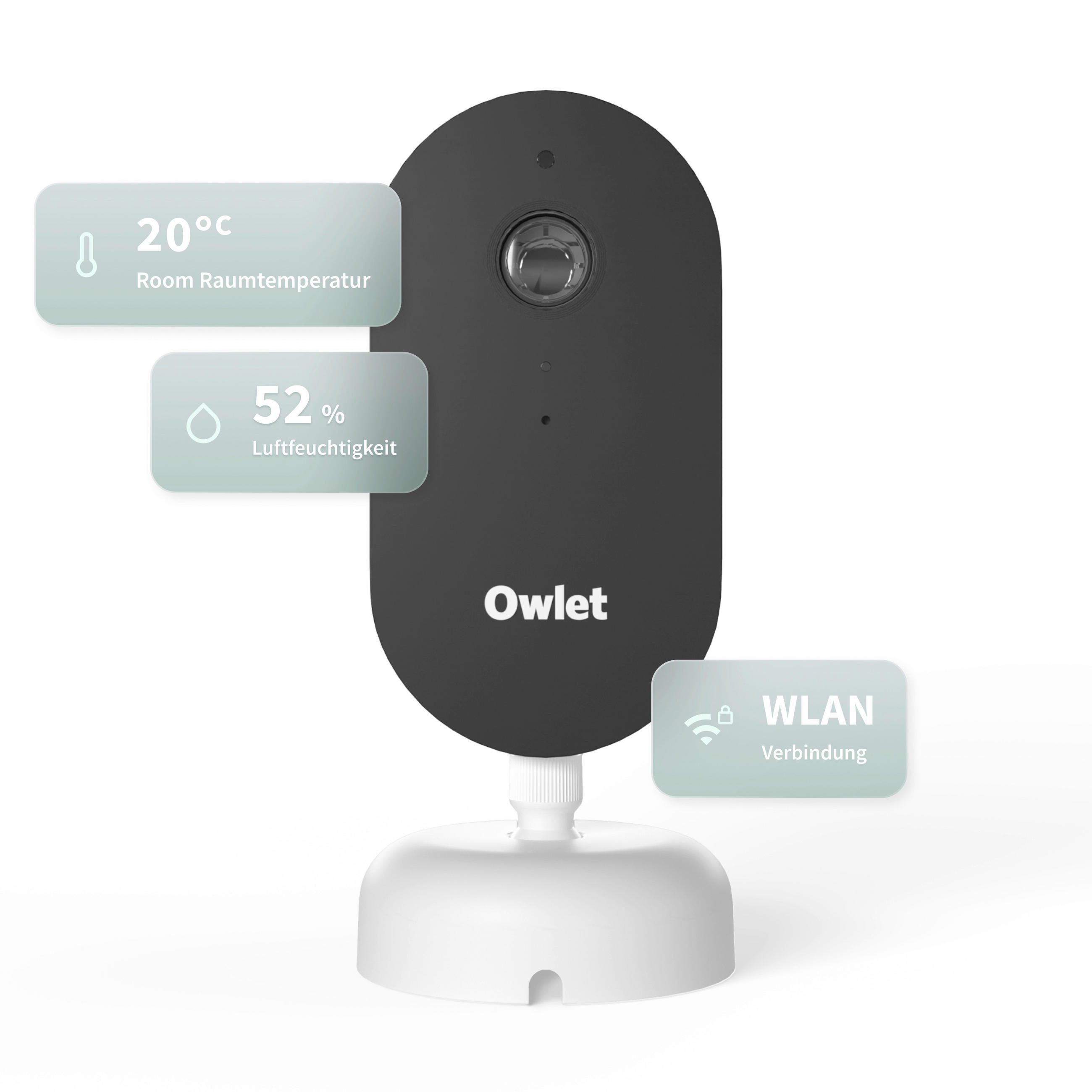 BABYPHONE - Weiß, Basics, Kunststoff (5,5/13cm) - Owlet