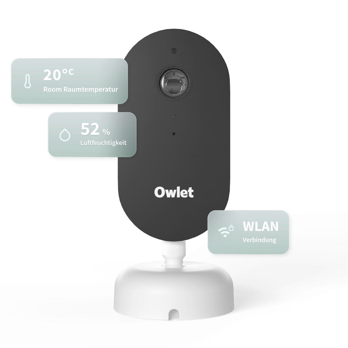 BABYPHONE - Weiß, Basics, Kunststoff (5,5/13cm) - Owlet