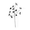 DEKORATIONSBLOMMA - svart, Basics, metall/papper (72cm)