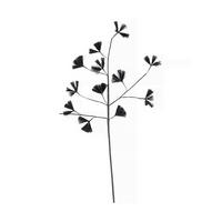 DEKORATIONSBLOMMA - svart, Basics, metall/papper (72cm)